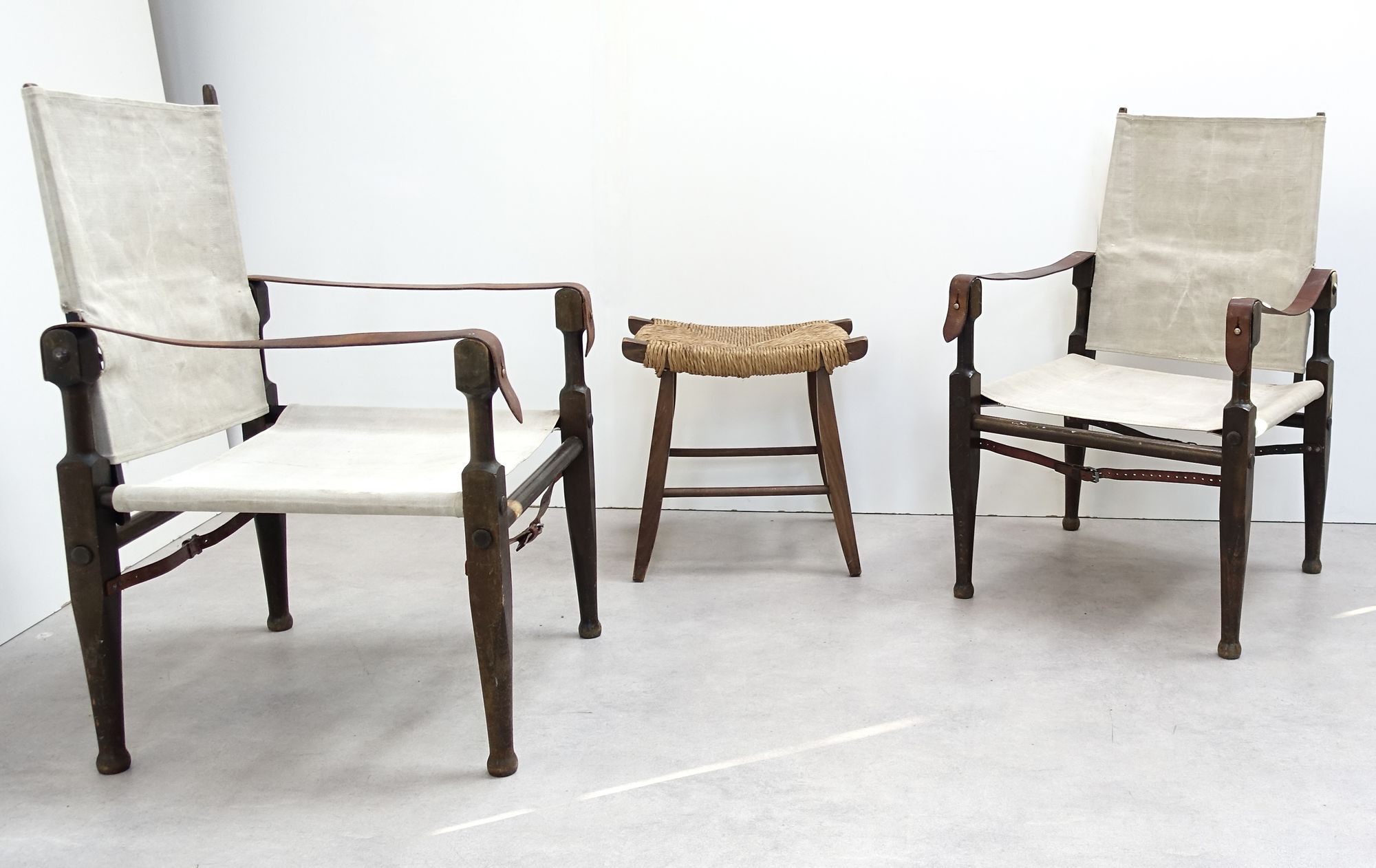 Colonial chairs designed by Swiss architect Wilhelm Kienzle