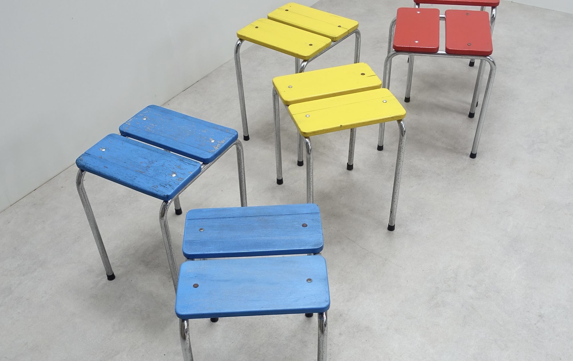 Swiss stool 60s