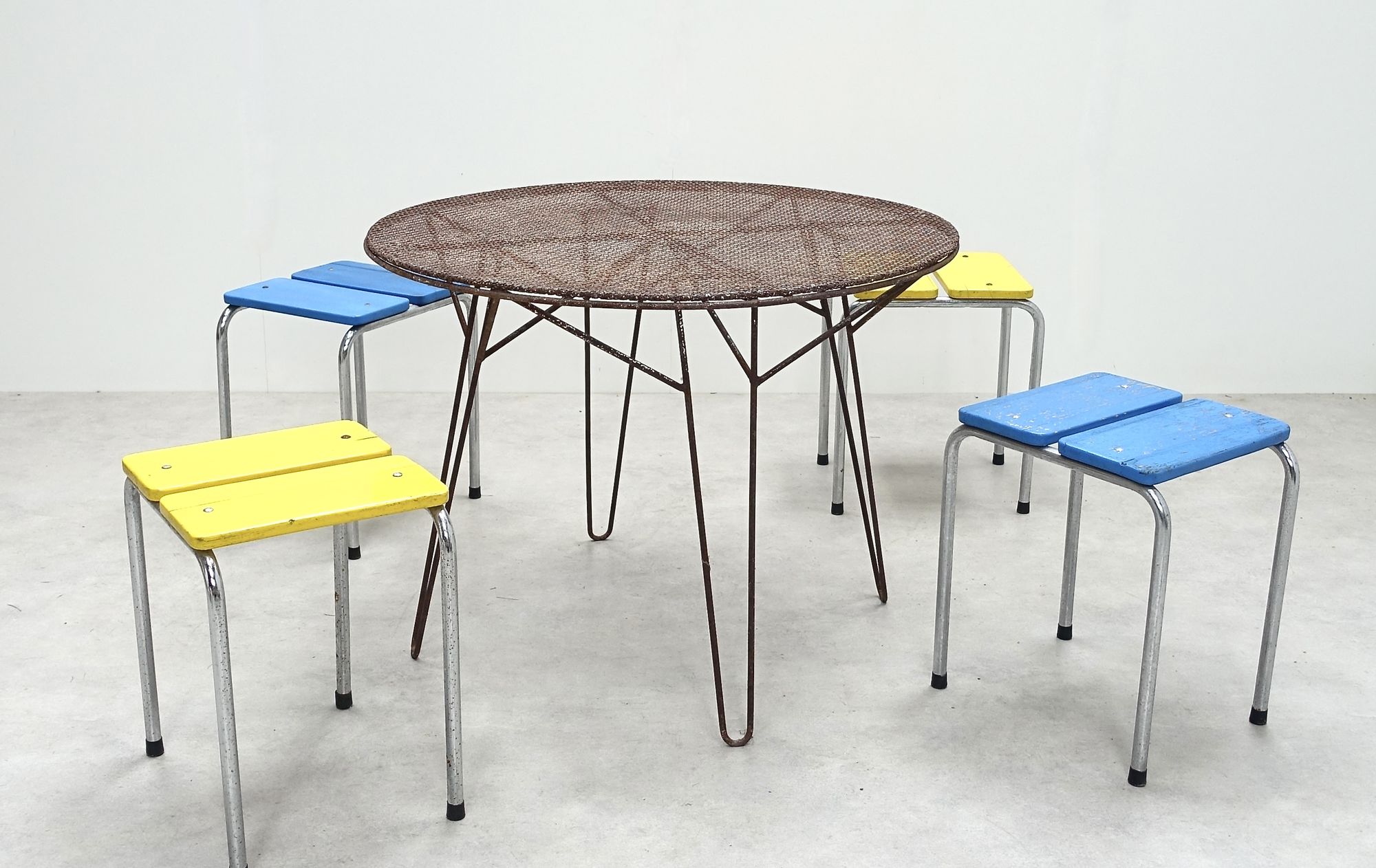 French table 50s Mathieu Matégot