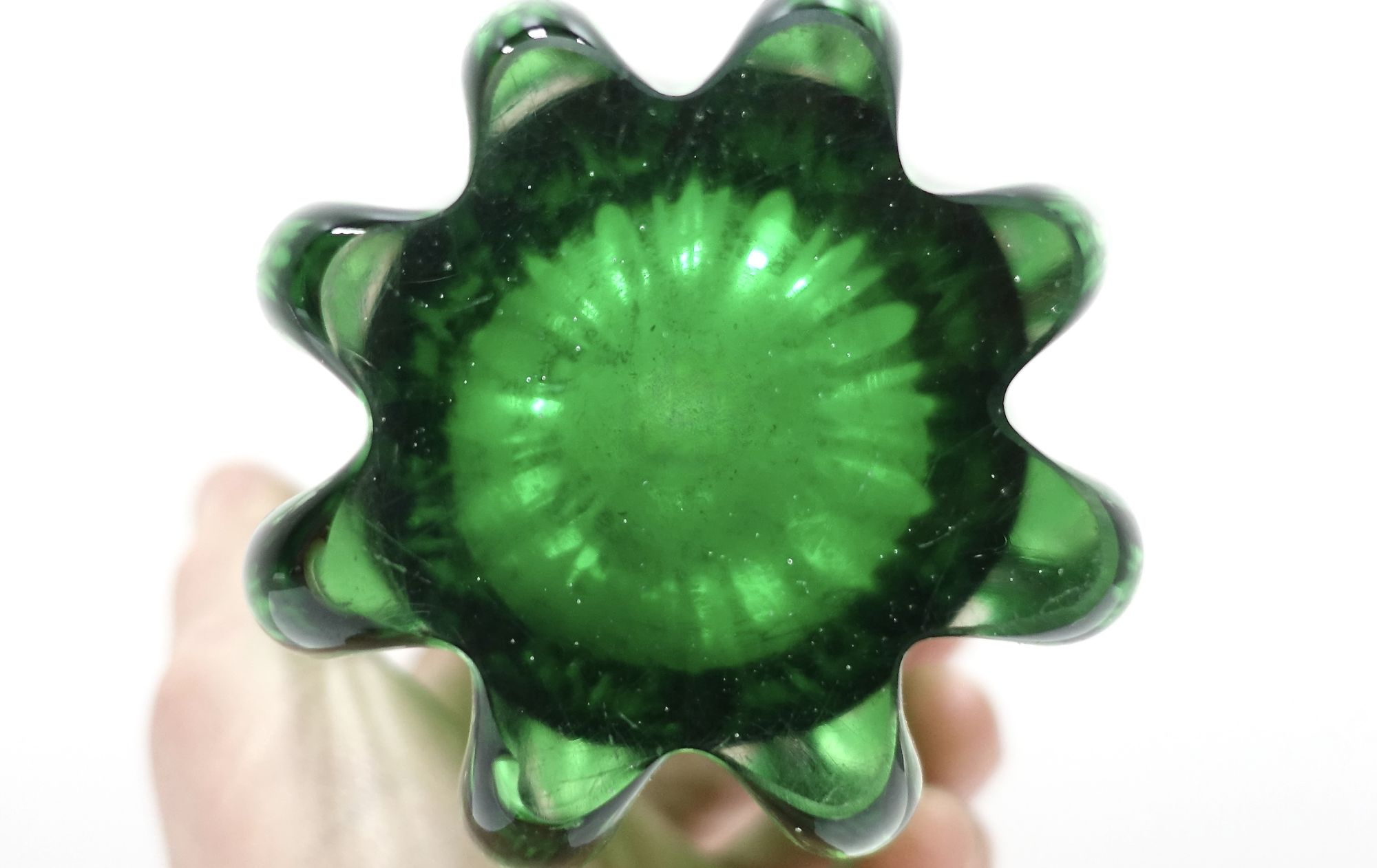 Glass vase '50s-'60s