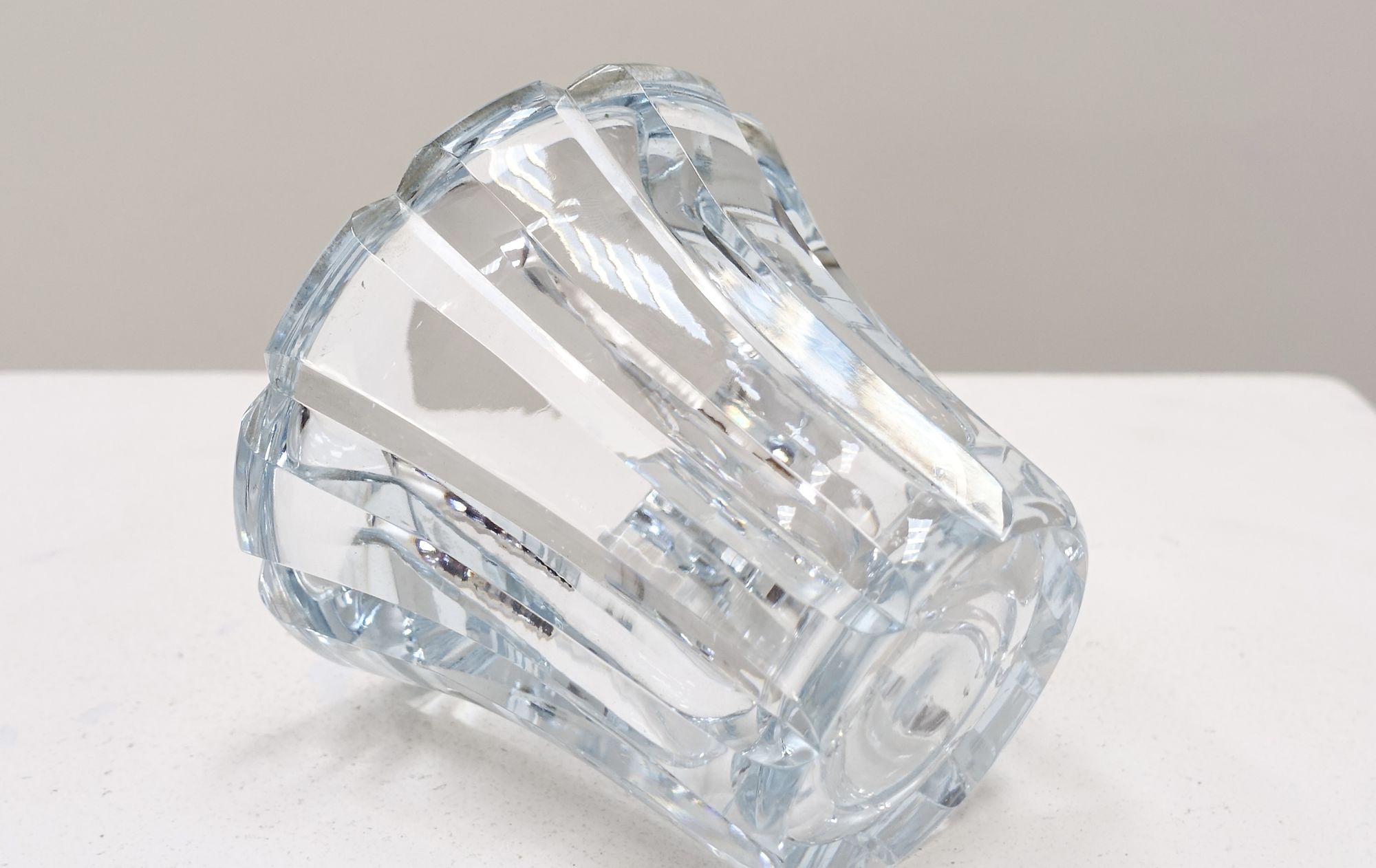 Orrefors glass vase 60s