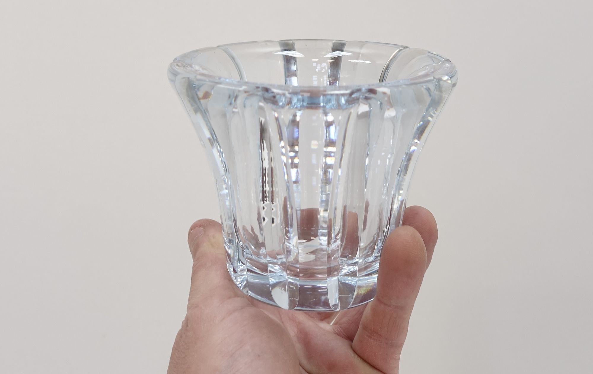 Orrefors glass vase 60s