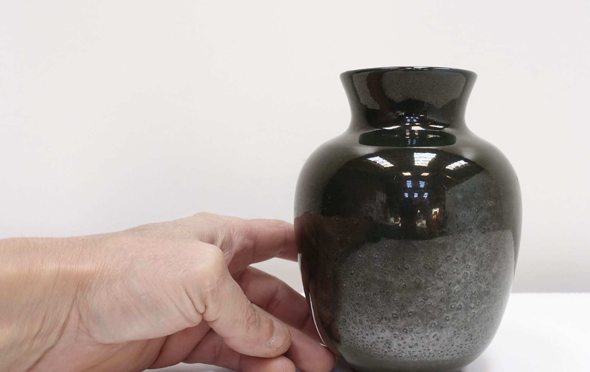 Swiss ceramic vase 20s Yverdon