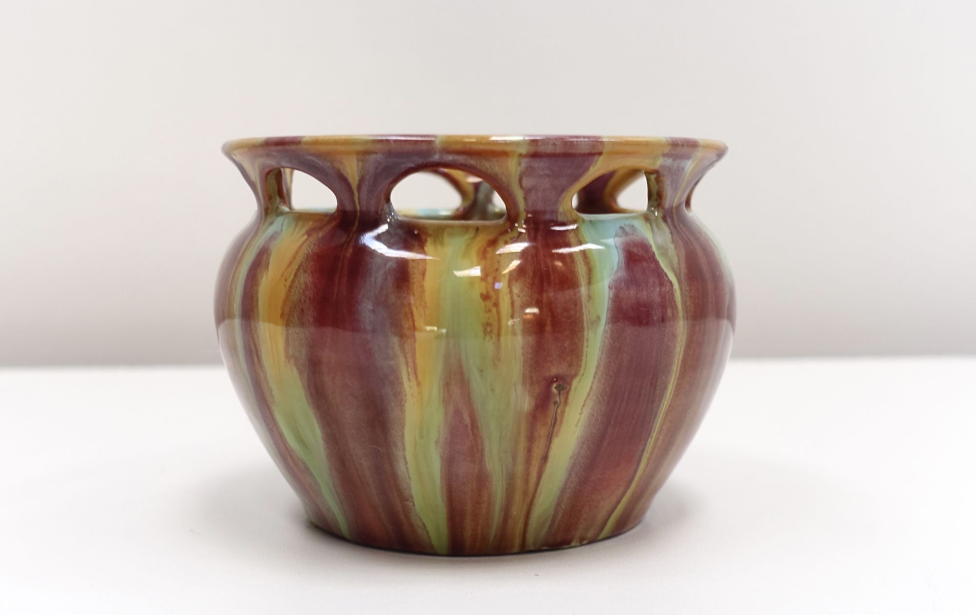 French ceramic vase 20s