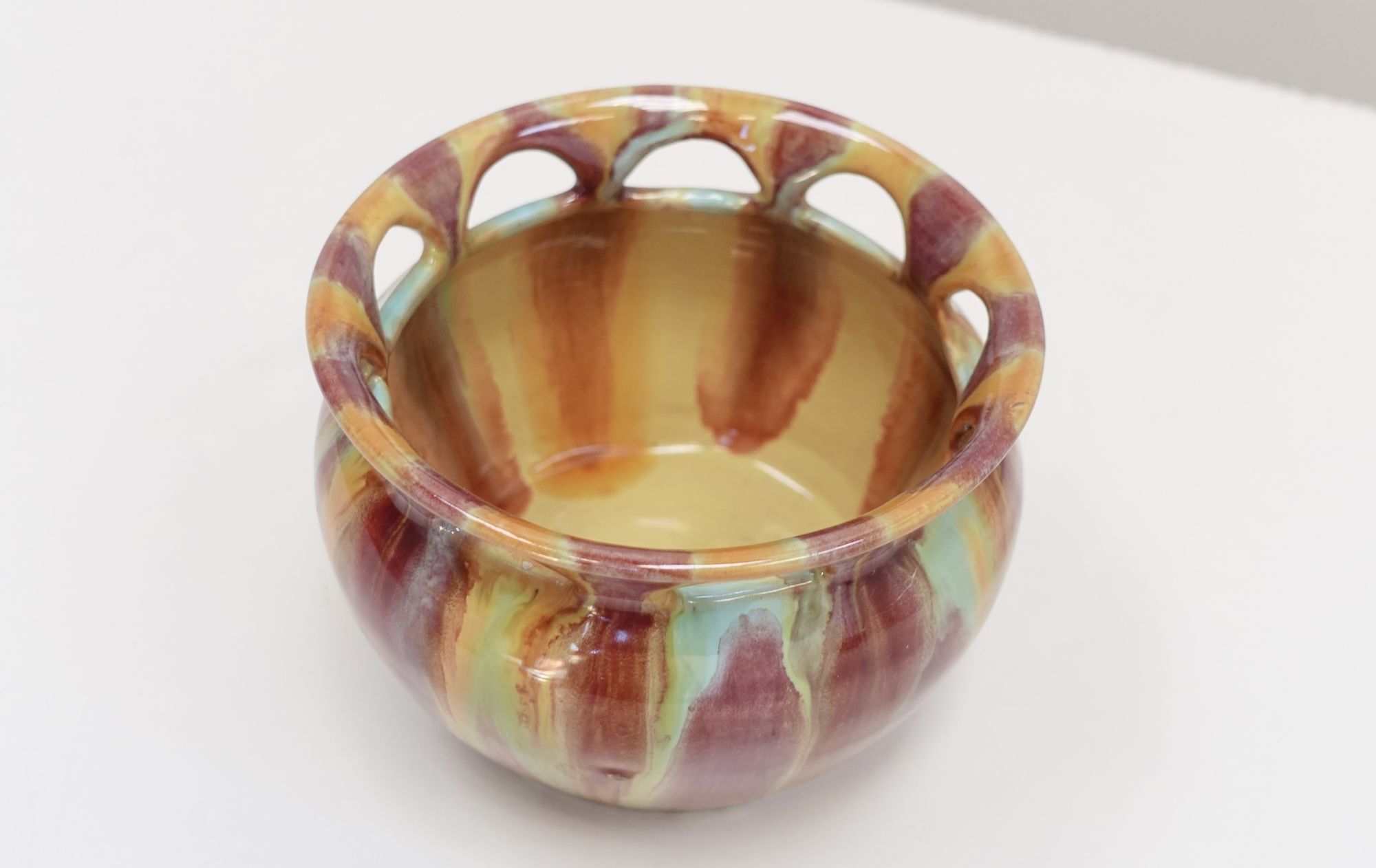 French ceramic vase 20s