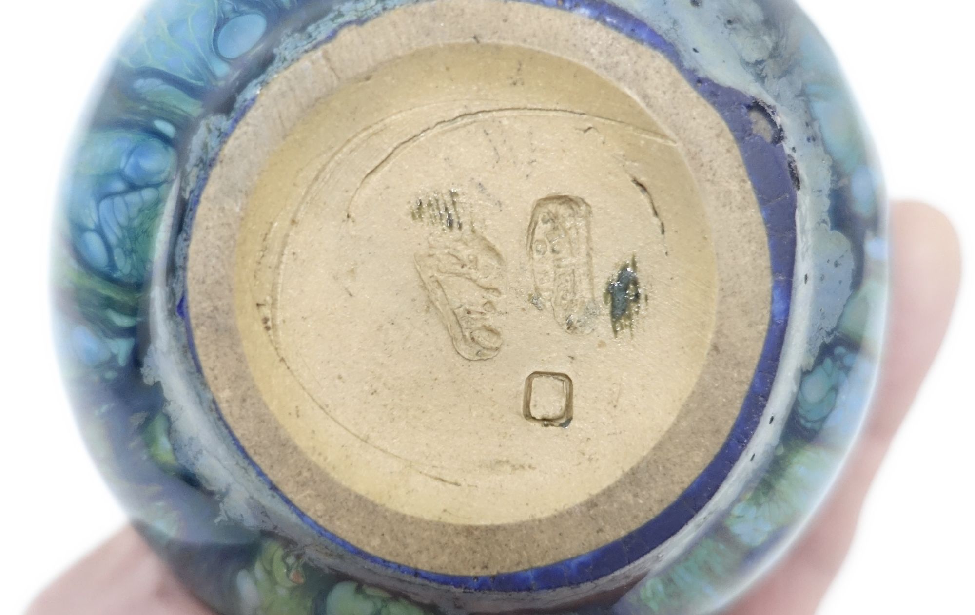 ceramic vase Rambervillers grès 1920 french