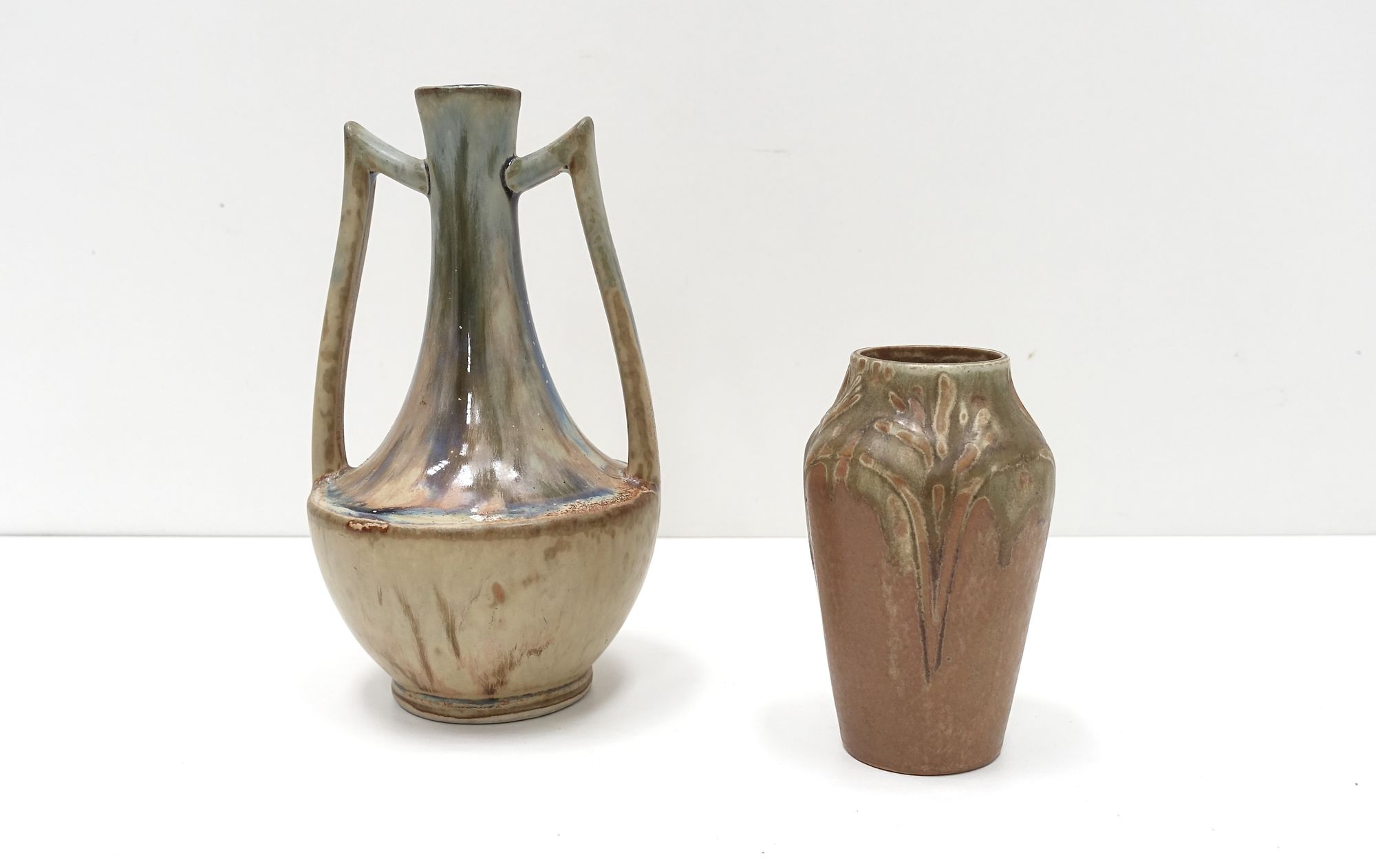 French ceramic vase Denbac 1900 1920