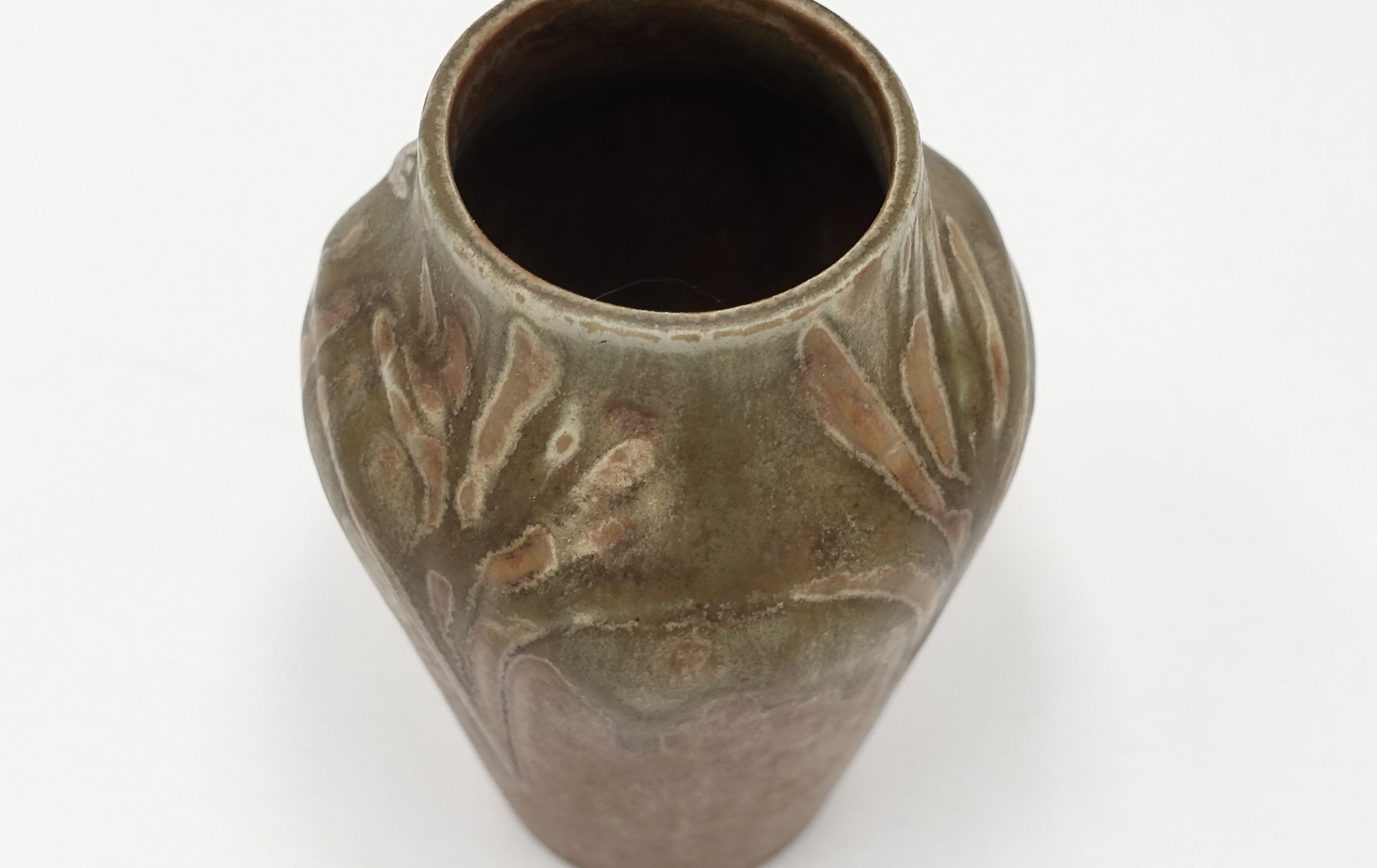 French ceramic vase Denbac 1900 1920