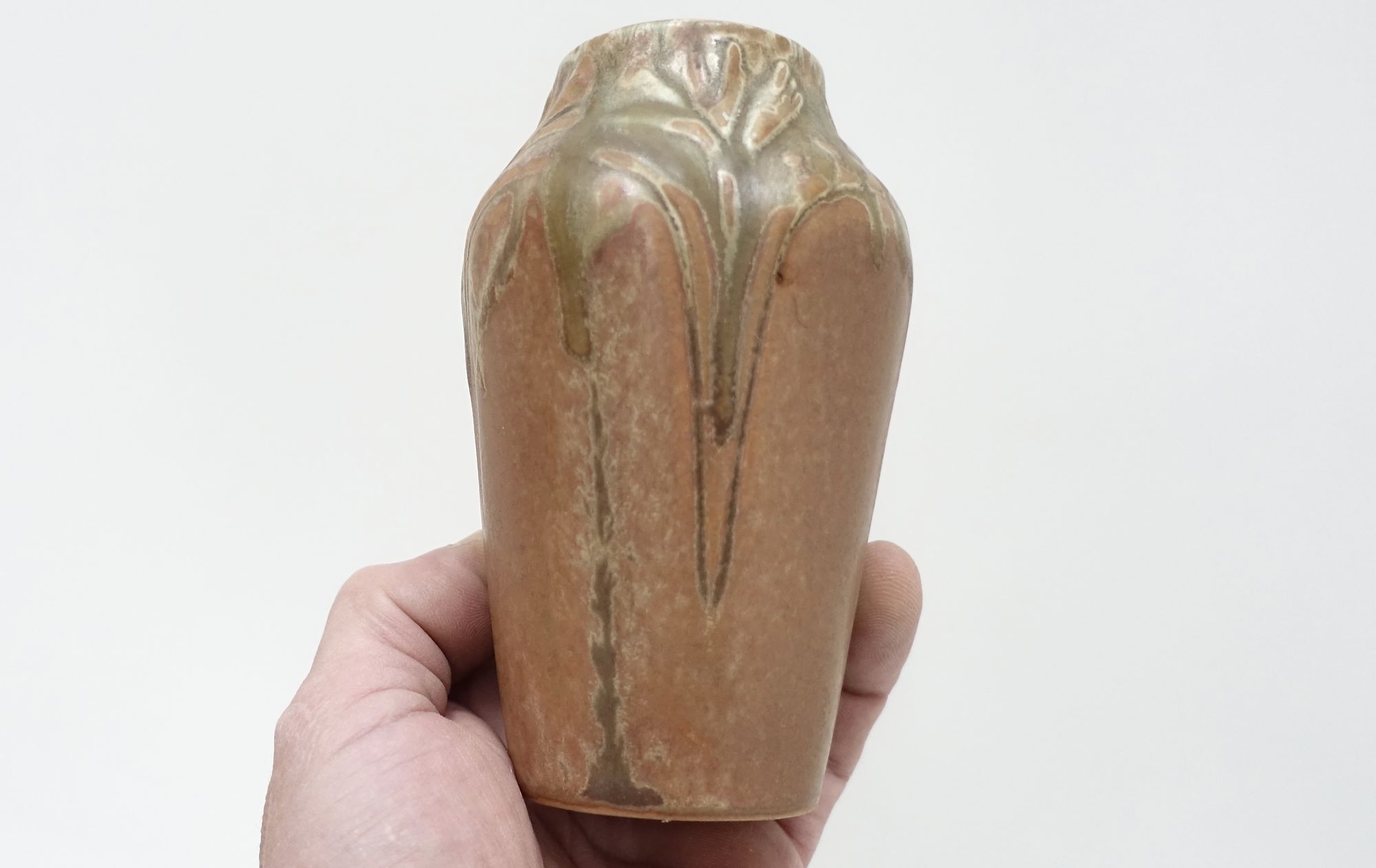 French ceramic vase Denbac 1900 1920