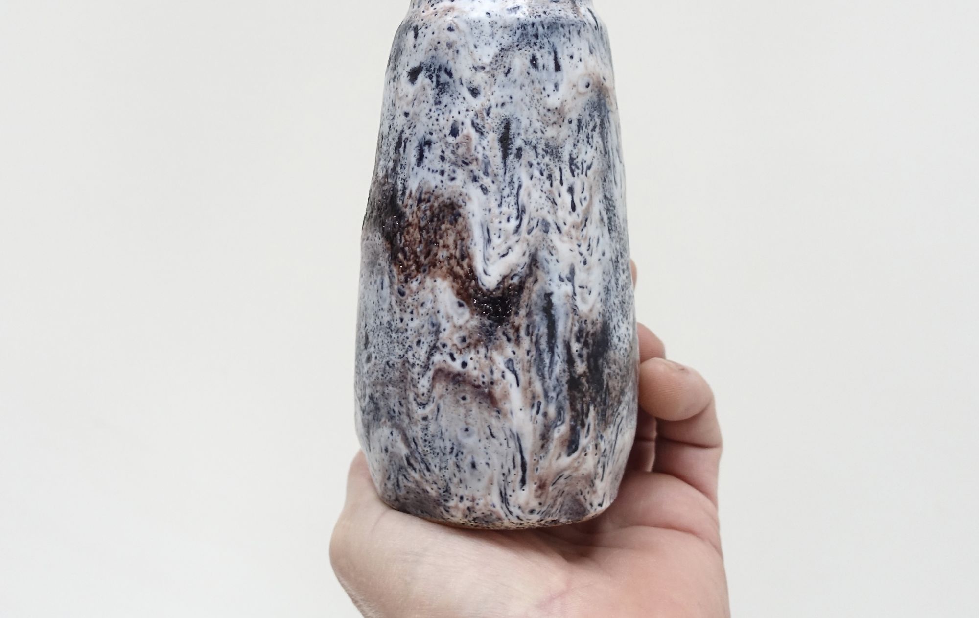 swiss ceramic vase G. Olivier 60s