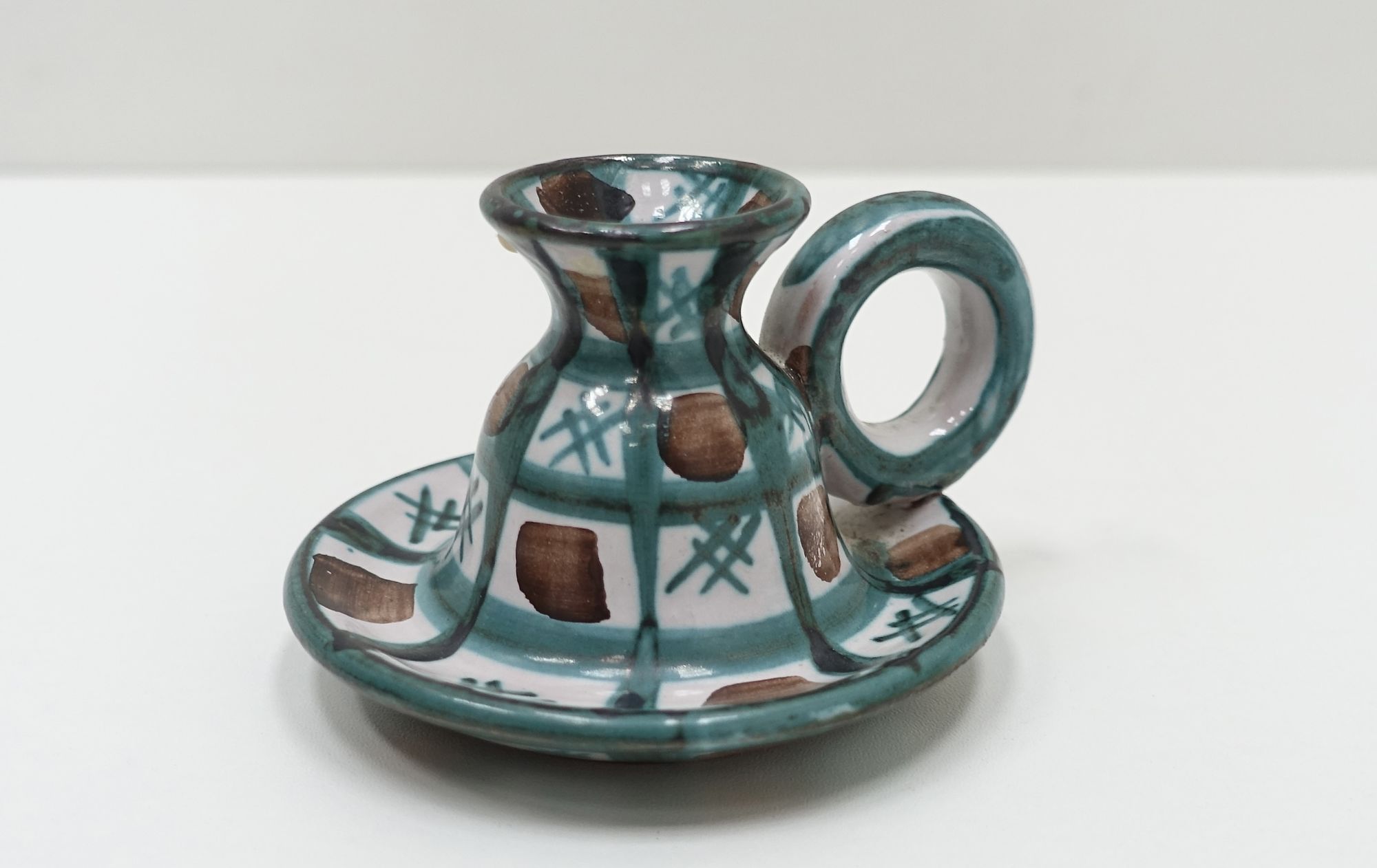 ceramic candlestick Roger Picault Vallauris 60s