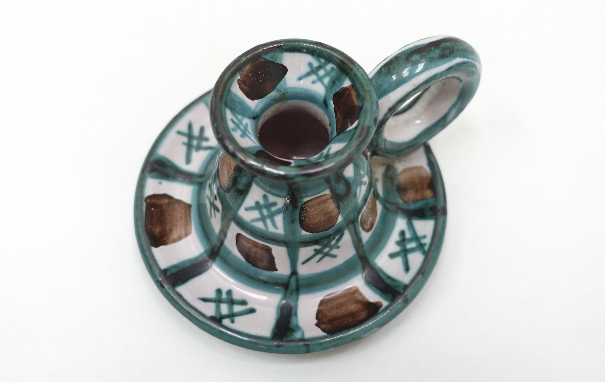ceramic candlestick Roger Picault Vallauris 60s