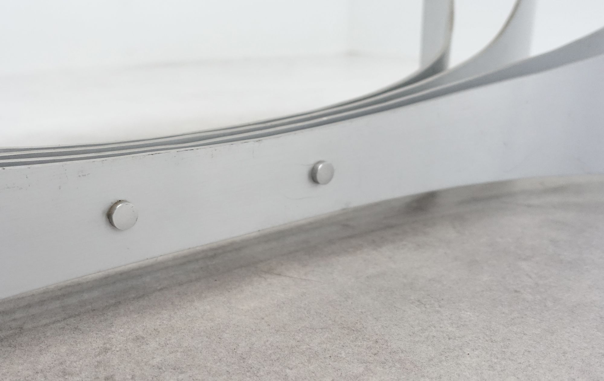 aluminium coffee table 70s