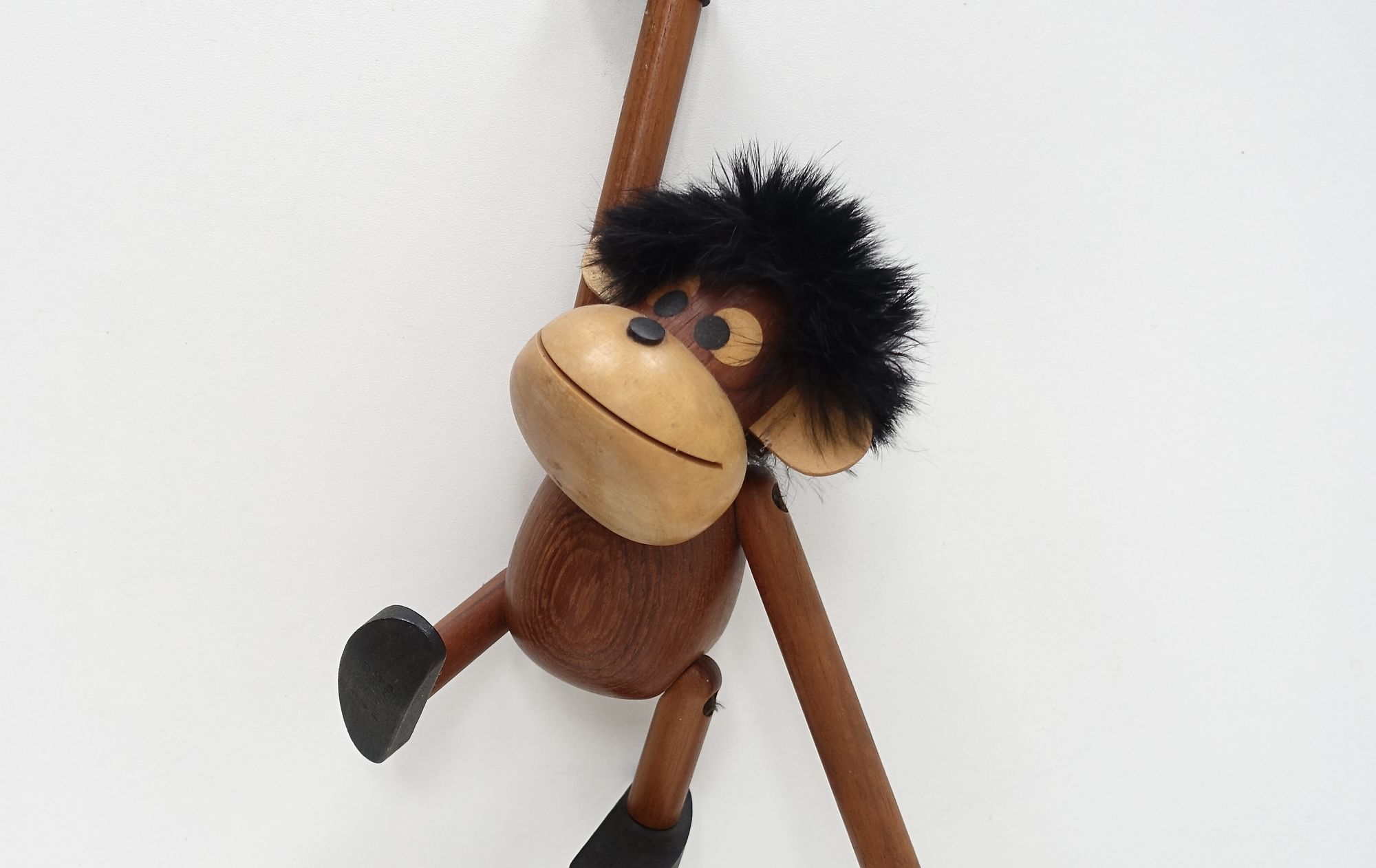 Wooden monkey sveistrup Denmark 60s.