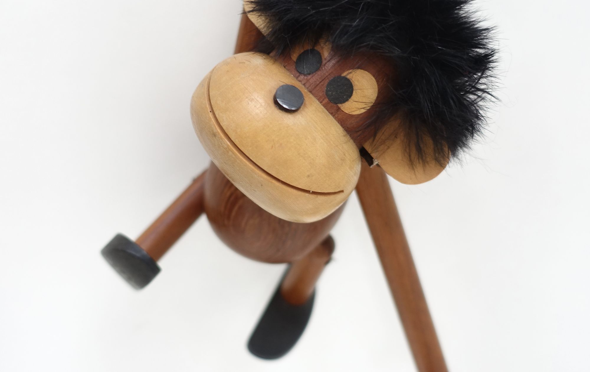 Wooden monkey sveistrup Denmark 60s.