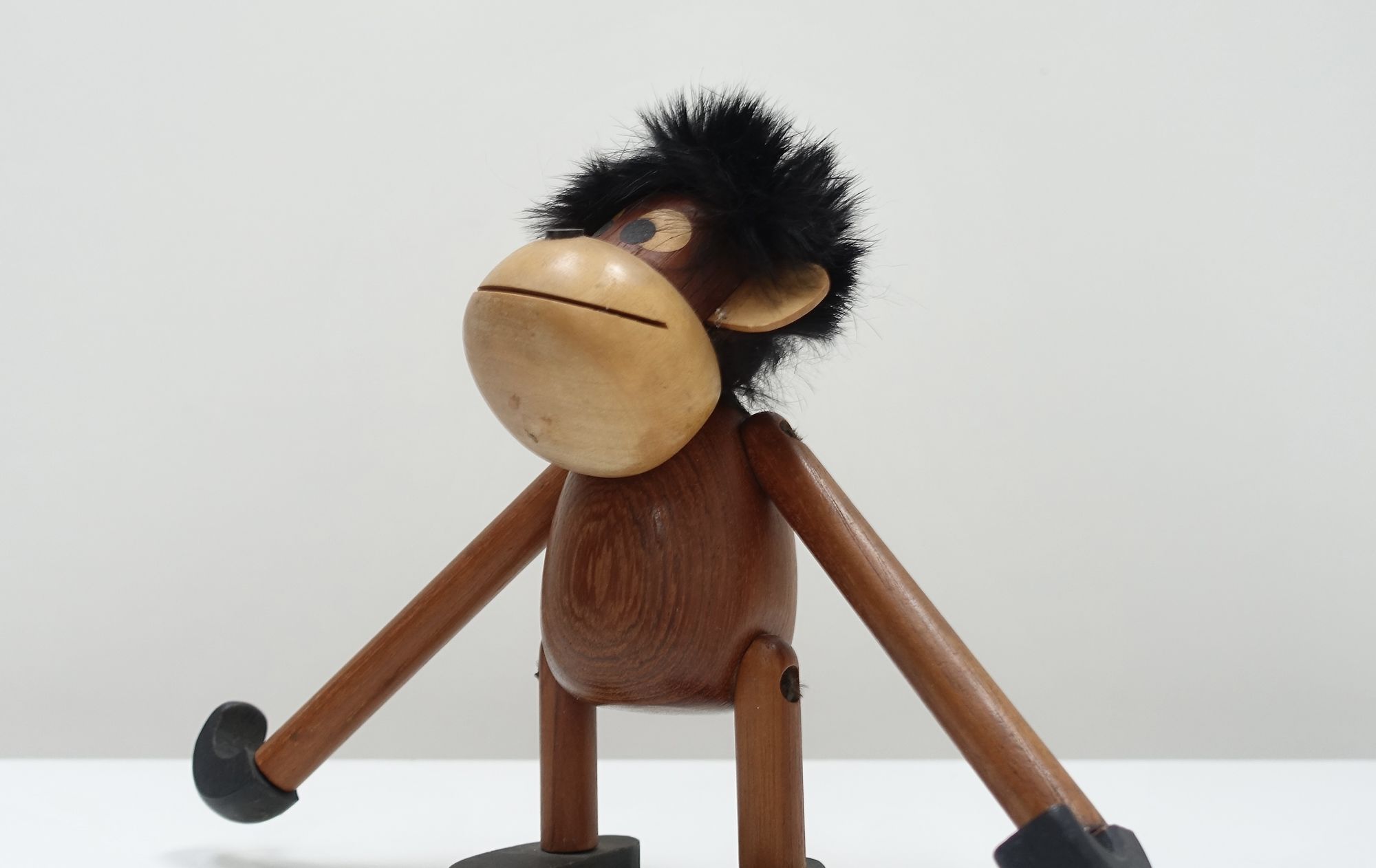 Wooden monkey sveistrup Denmark 60s.