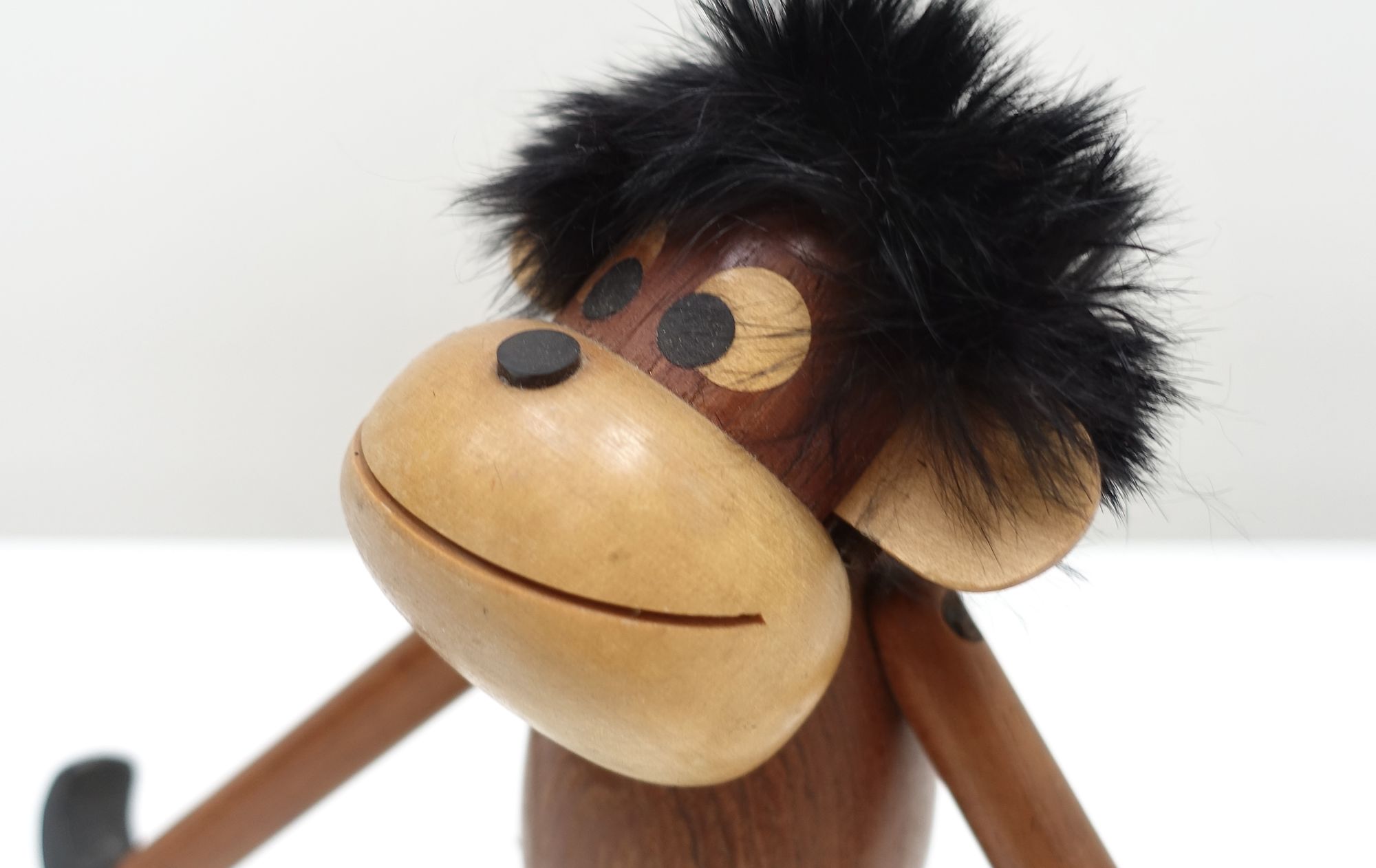 Wooden monkey sveistrup Denmark 60s.