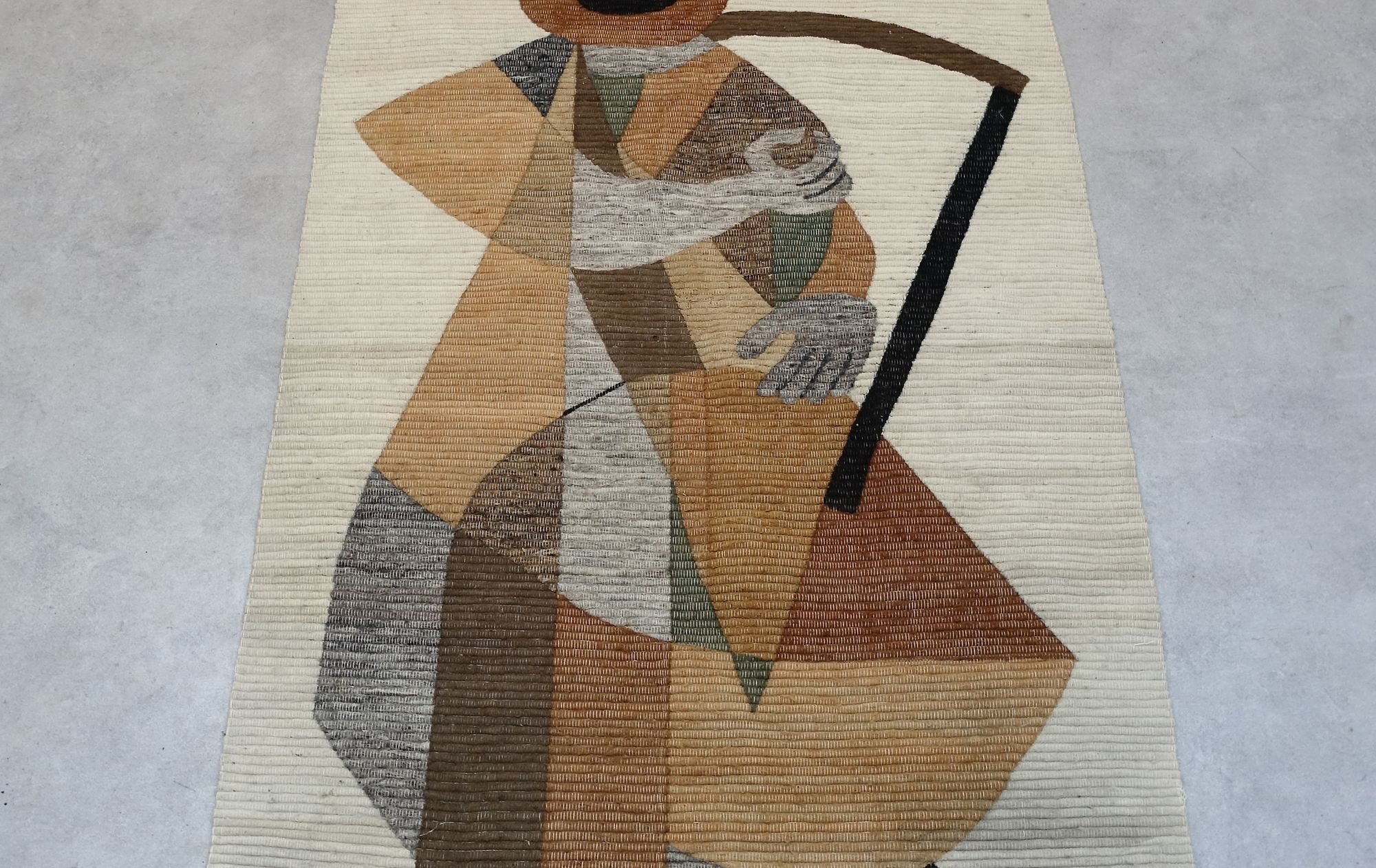 Wool tapestry from the 1950s-1970s