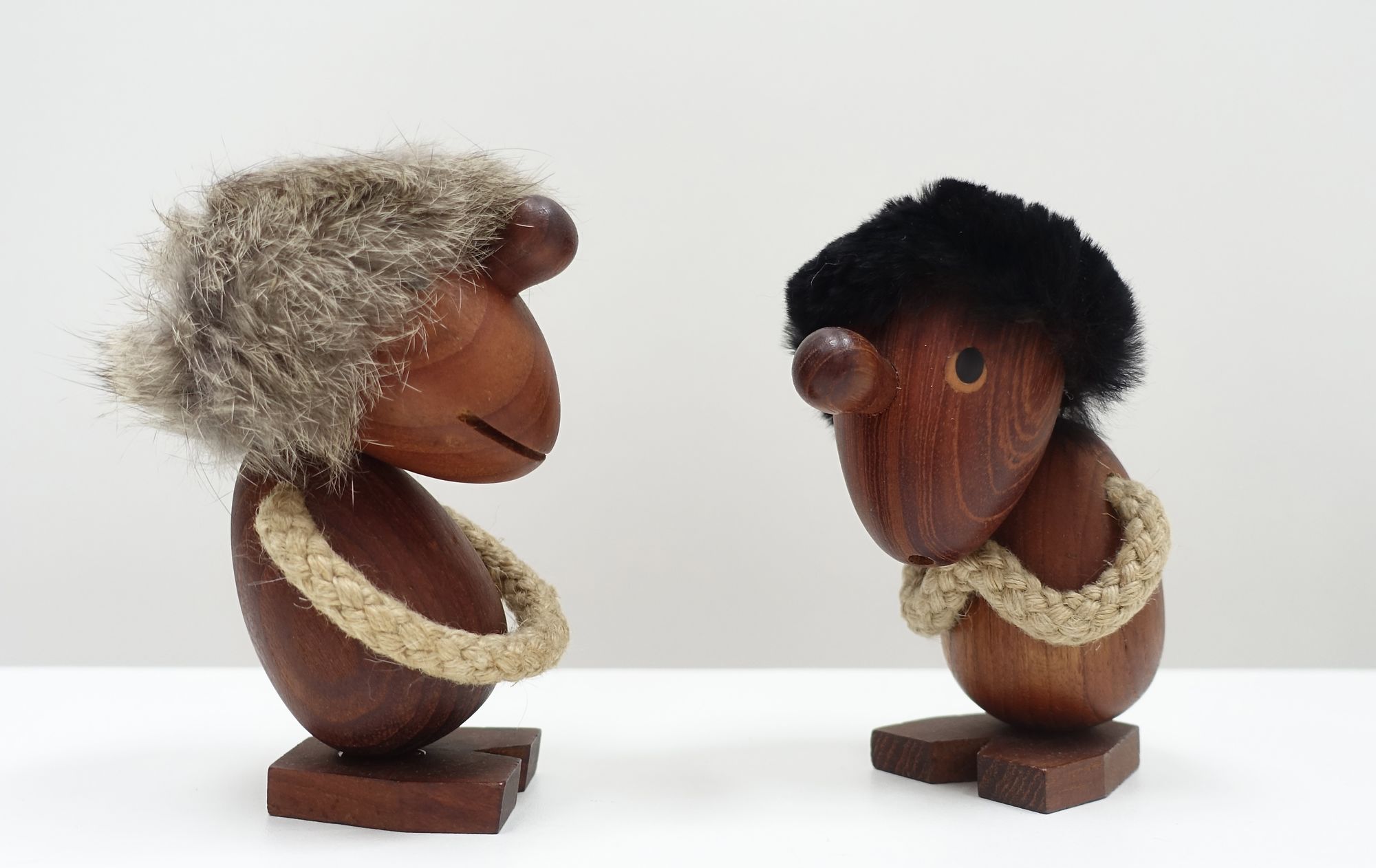 Teak figures Hans Bolling 50s