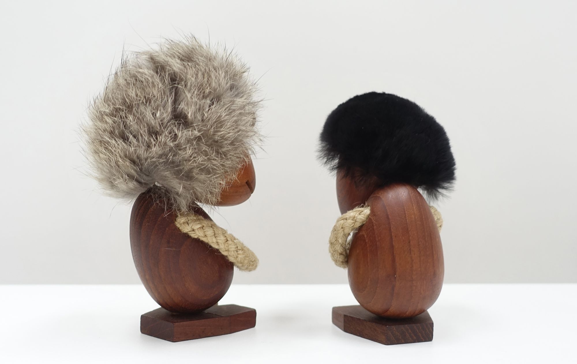 Teak figures Hans Bolling 50s