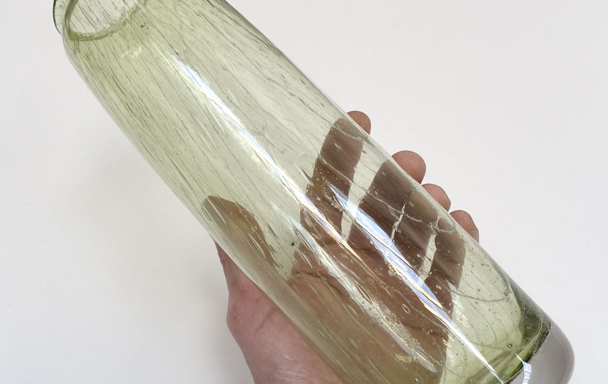 glass vase 70s
