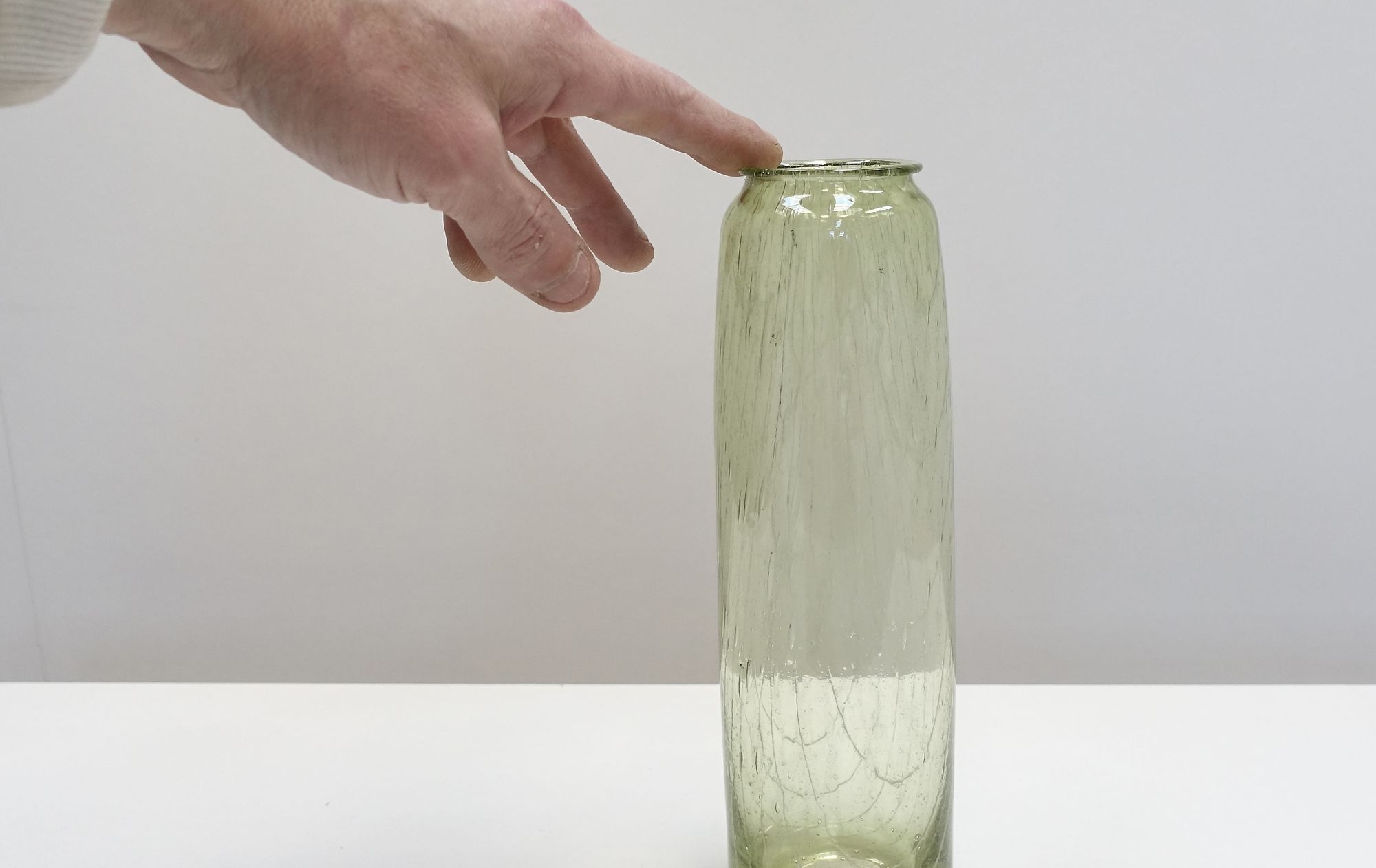 glass vase 70s