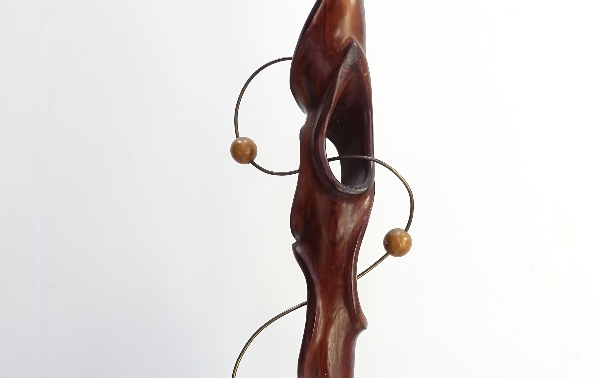 wood sculpture C. Weibel 70s