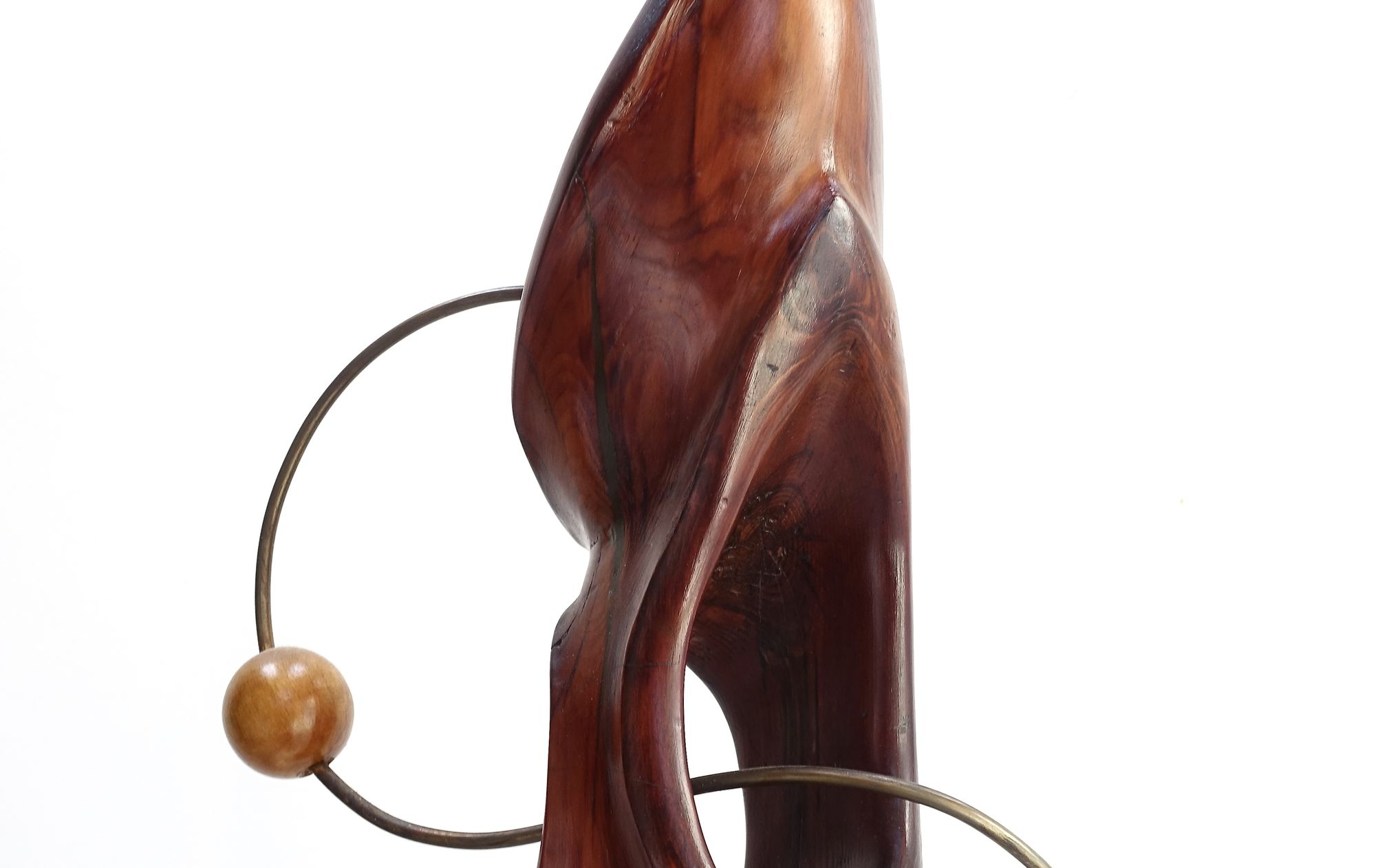 wood sculpture C. Weibel 70s