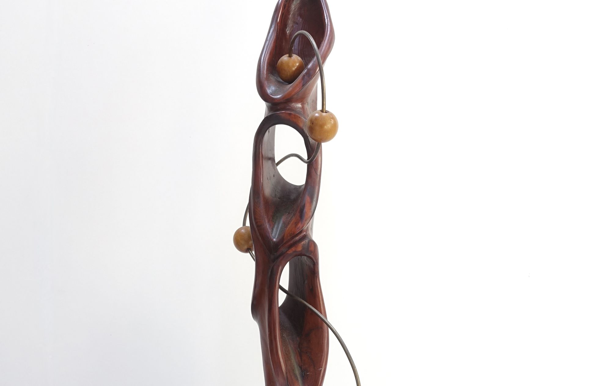 wood sculpture C. Weibel 70s
