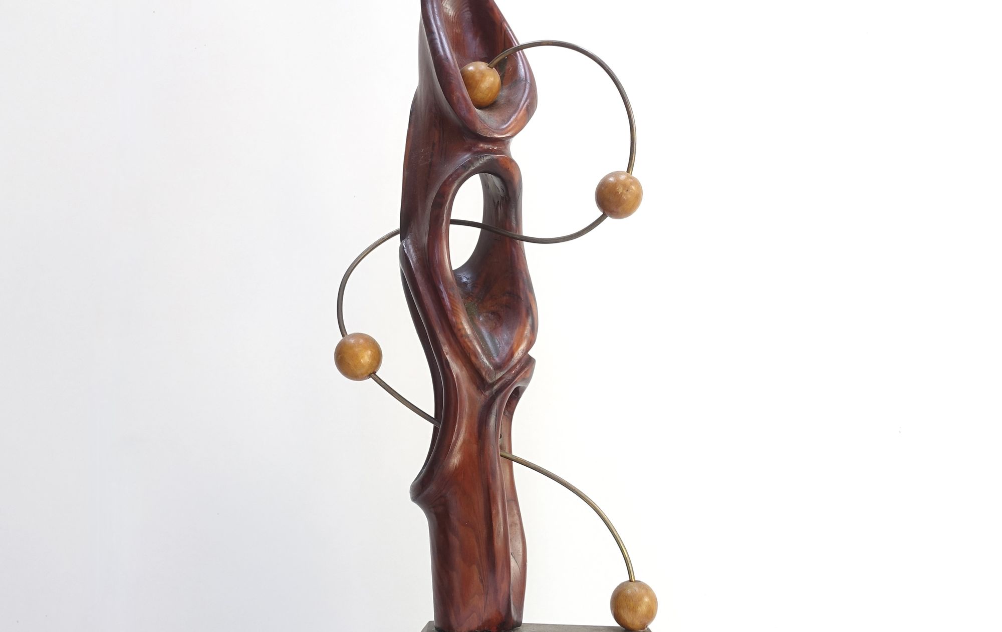 wood sculpture C. Weibel 70s