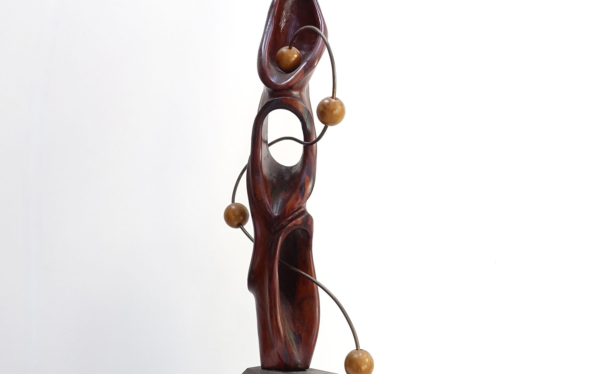 wood sculpture C. Weibel 70s