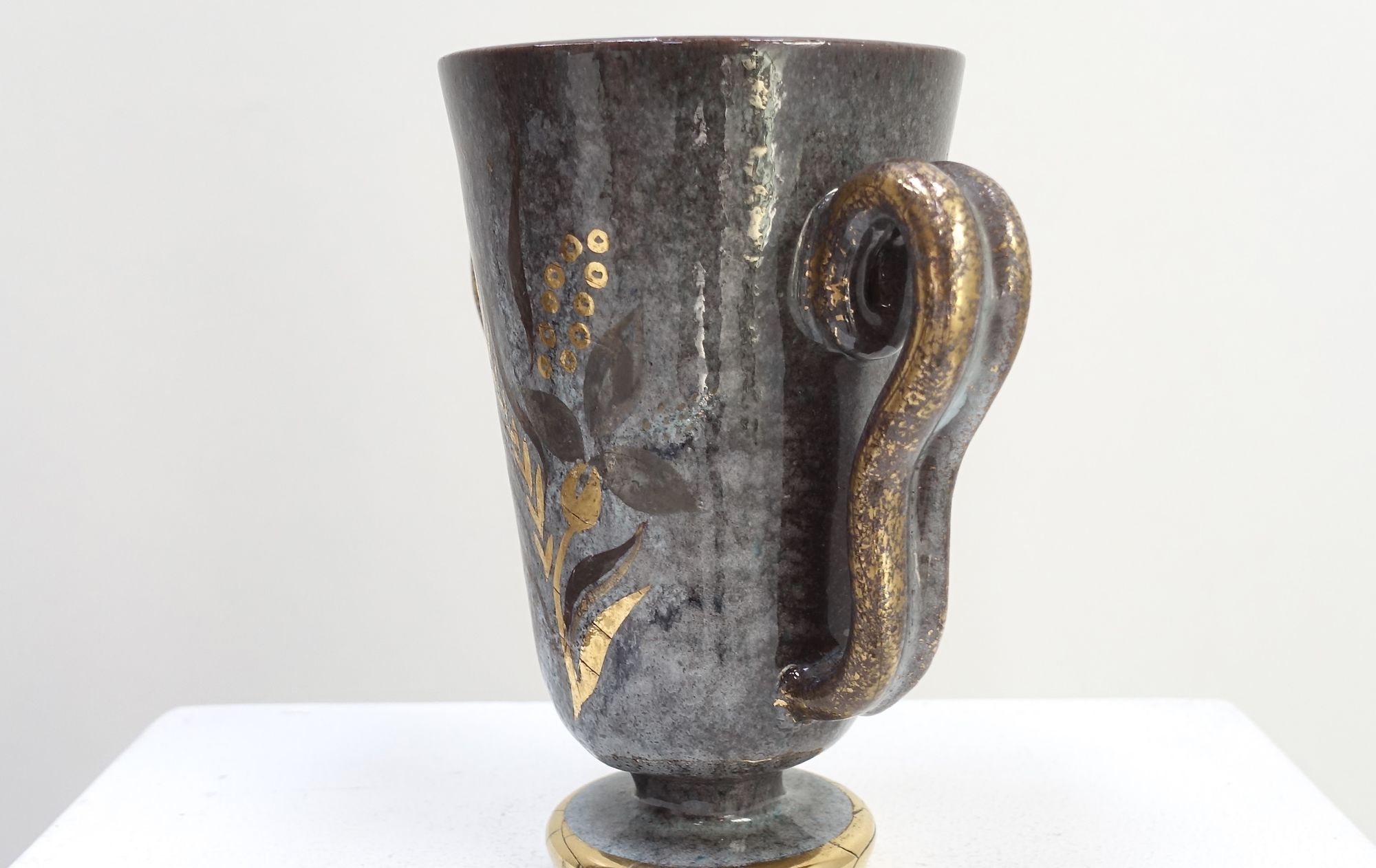 ceramic vase Charles Imbert Ménélika 40s 50s