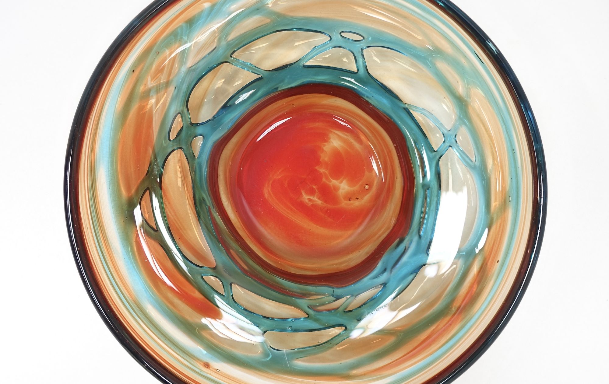 glass cup Michael Harris Mdina 90s