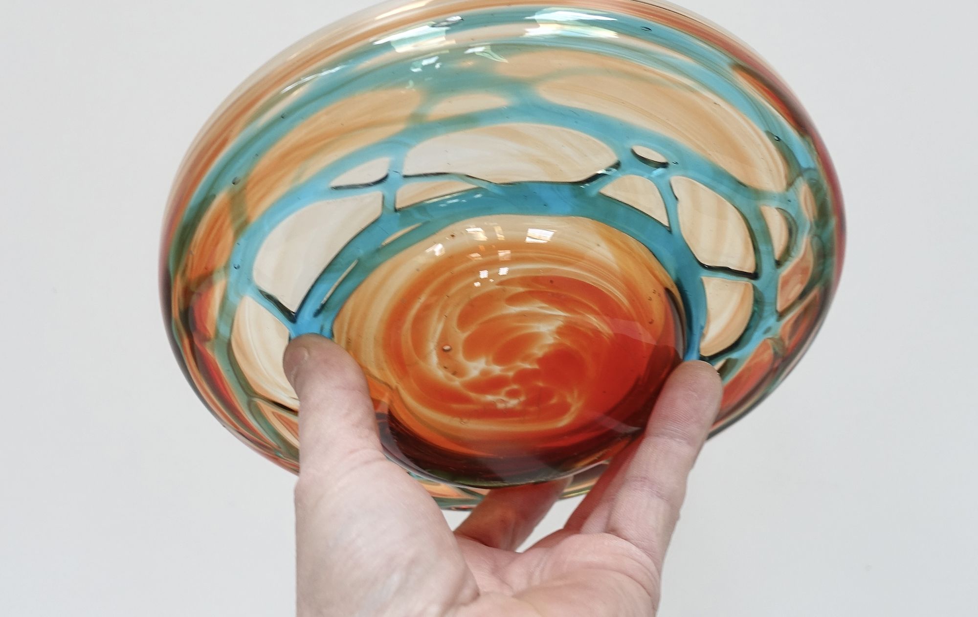 glass cup Michael Harris Mdina 90s