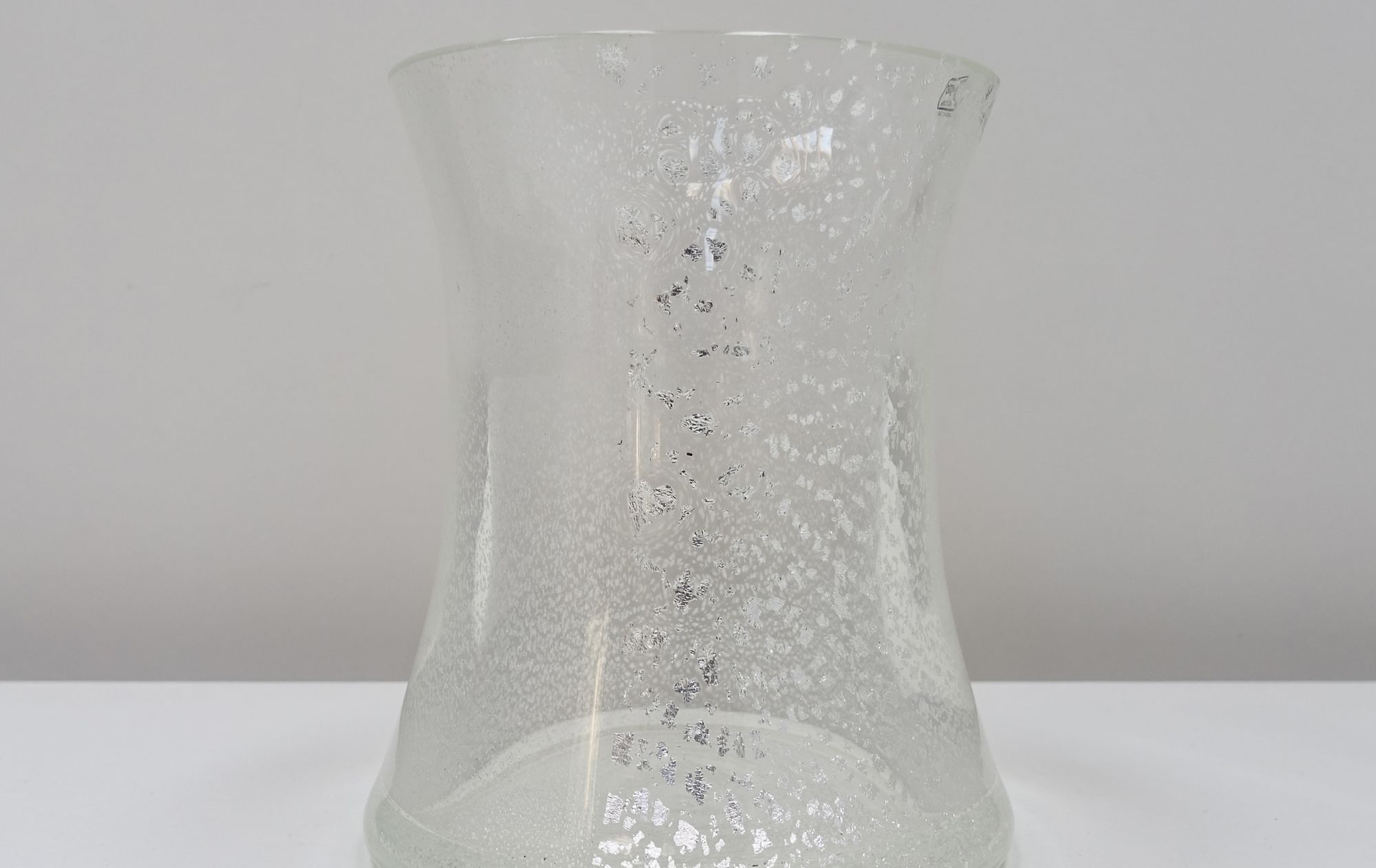 glass vase Seguso Archimede 80s