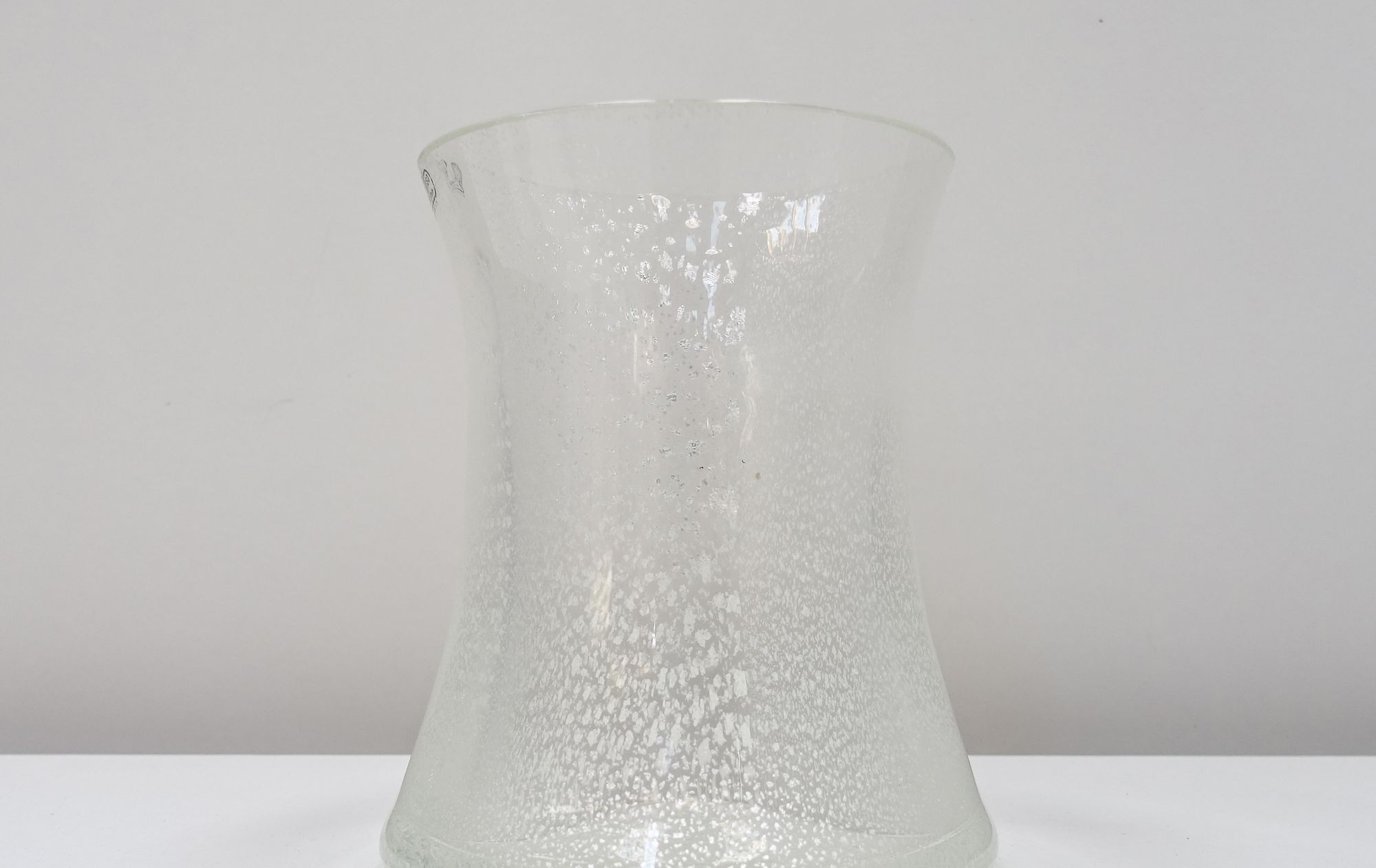 glass vase Seguso Archimede 80s