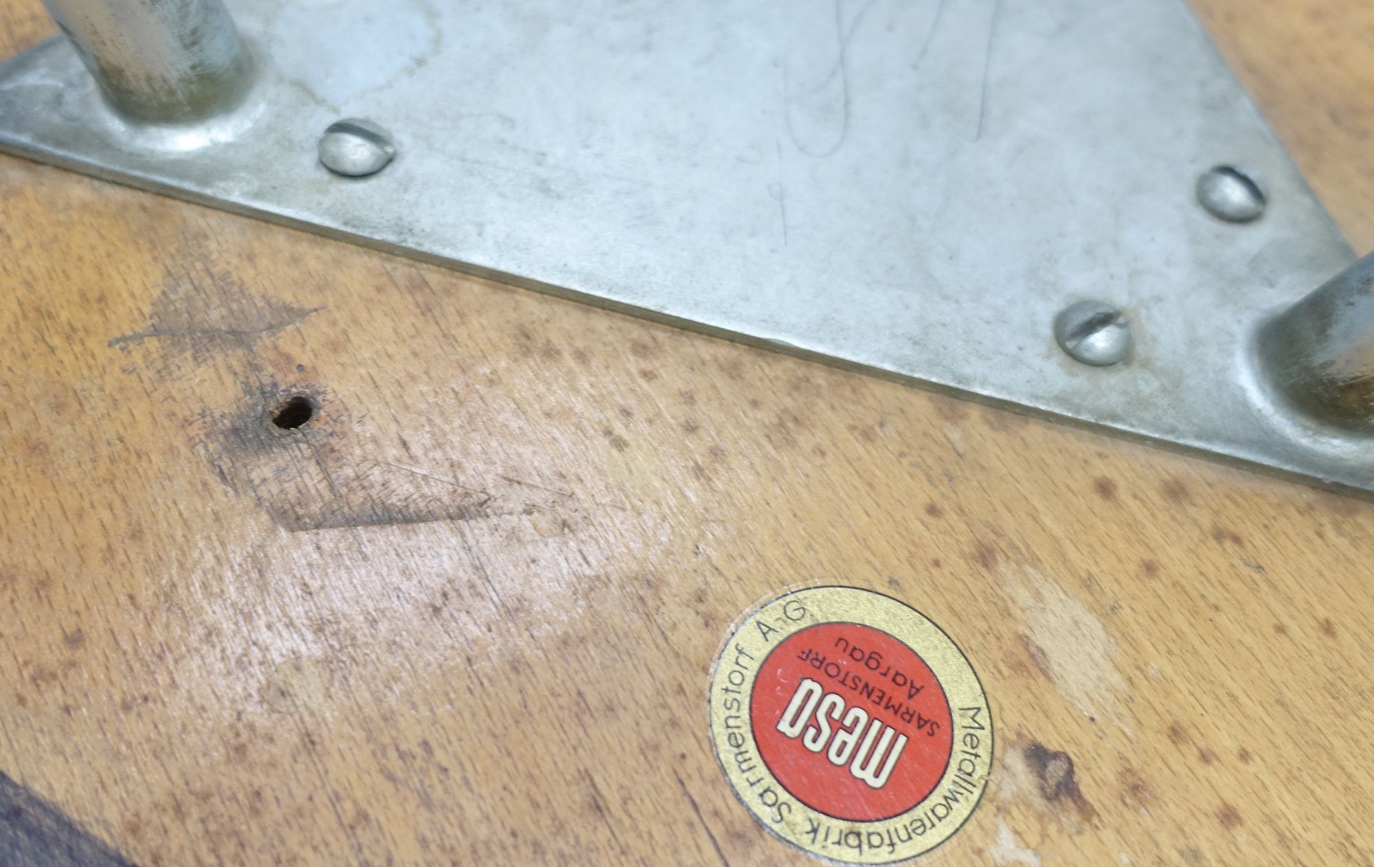 Swiss design Mesa Ag 50s stools