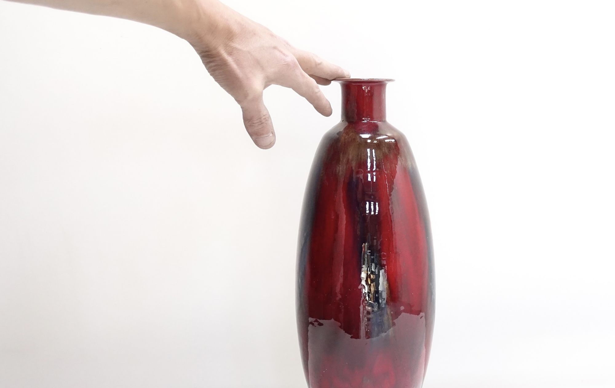 ceramic vase Pier Vittorio Fognani Faenza 60s