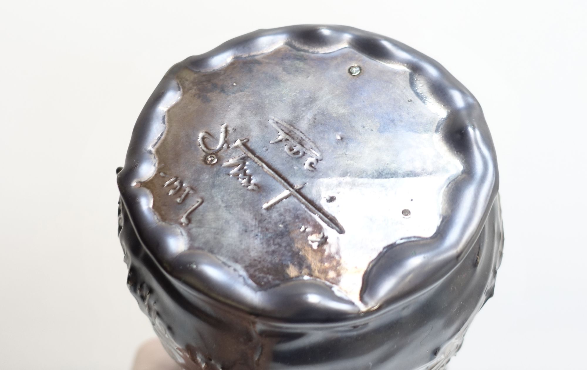 ceramic vase Paul Clerc Poterie Saint Martin 50s