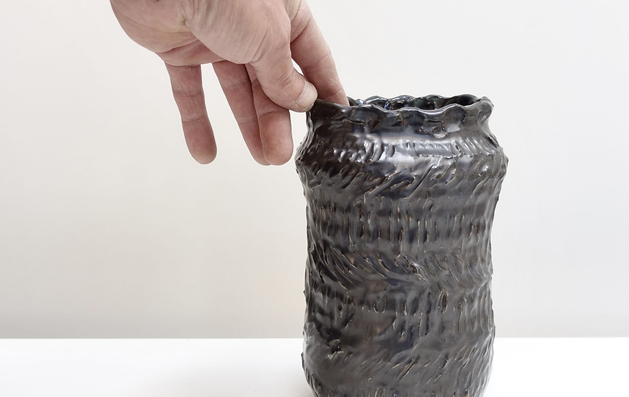 ceramic vase Paul Clerc Poterie Saint Martin 50s