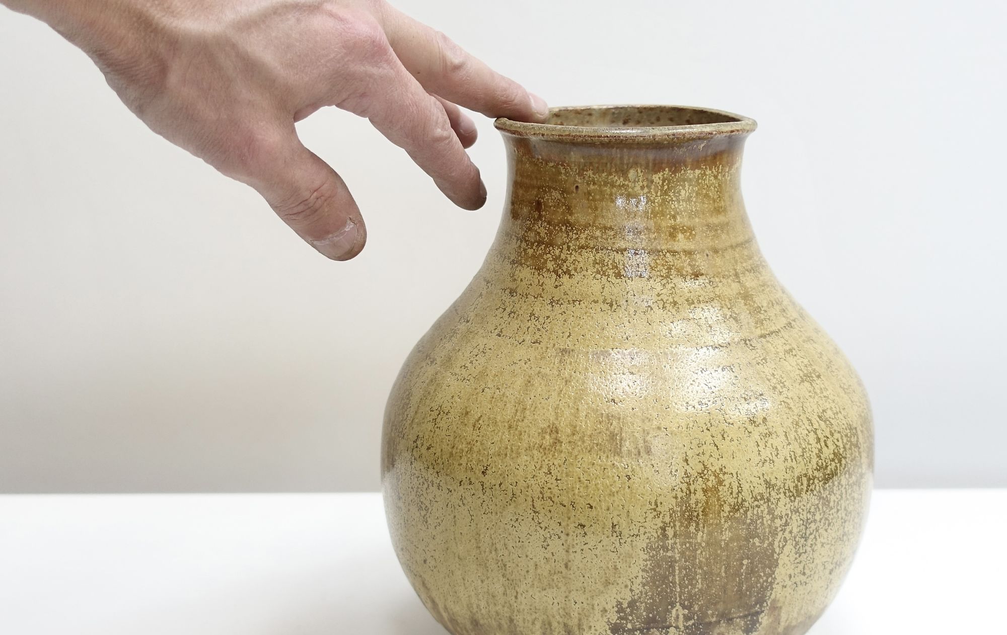 ceramic vase Rheinfelden 70s Arnold Zahner