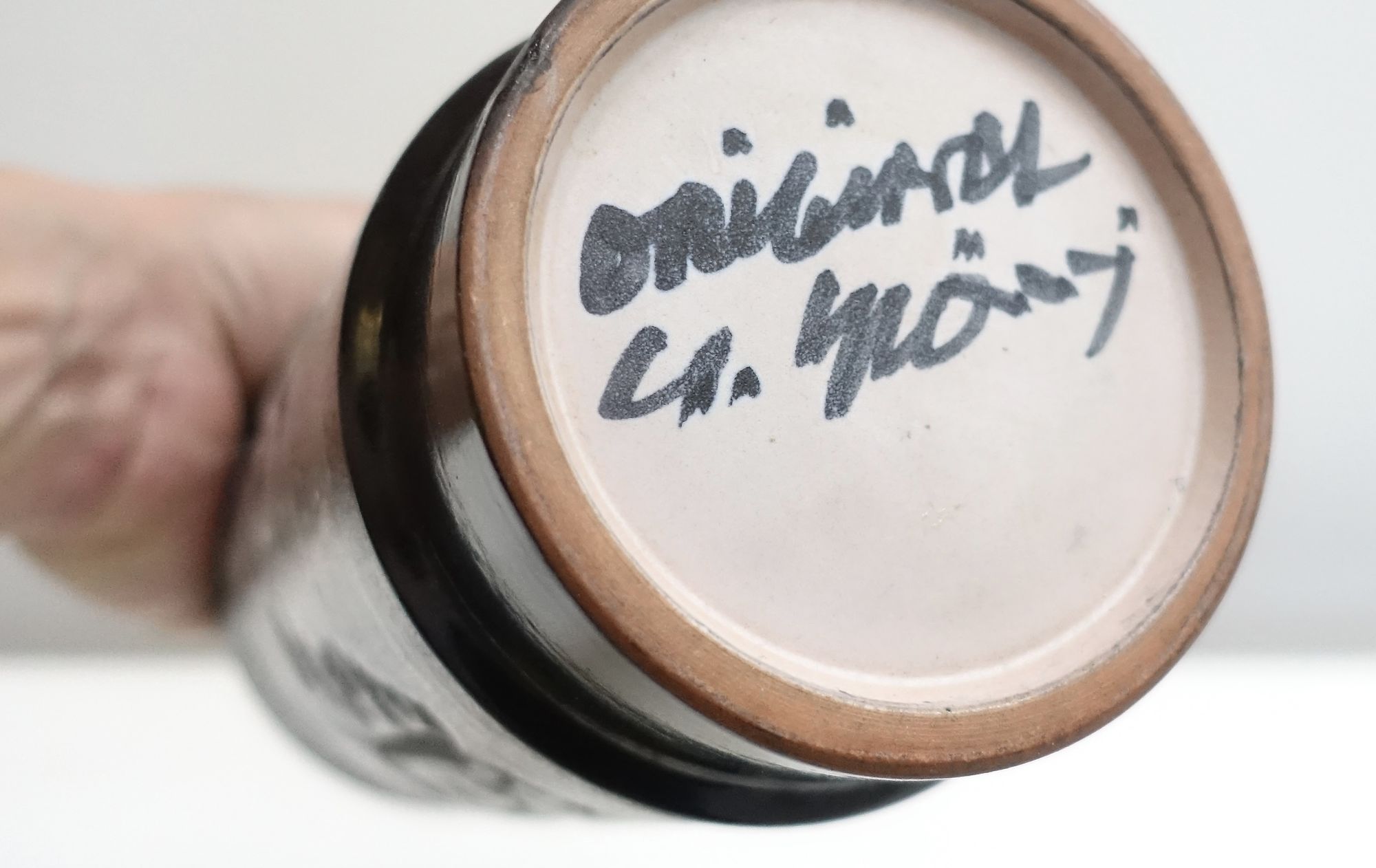 ceramic vase Gustav Spörri 60s