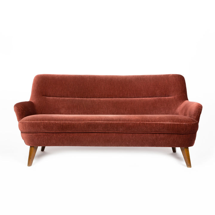 Velvet sofa 50s 