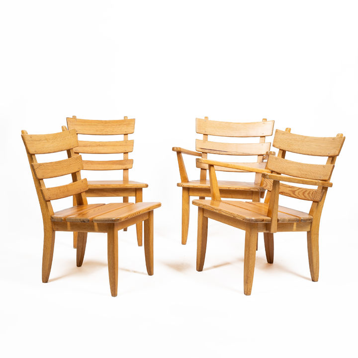 Wooden chairs