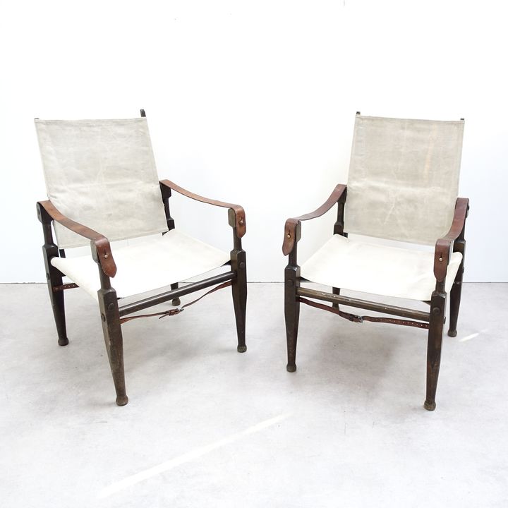 Colonial chairs designed by Swiss architect Wilhelm Kienzle