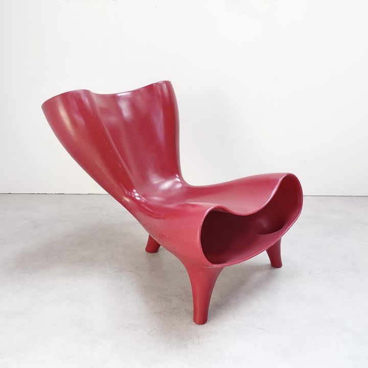 Orgone chair designed in 1993 by Marc Newson