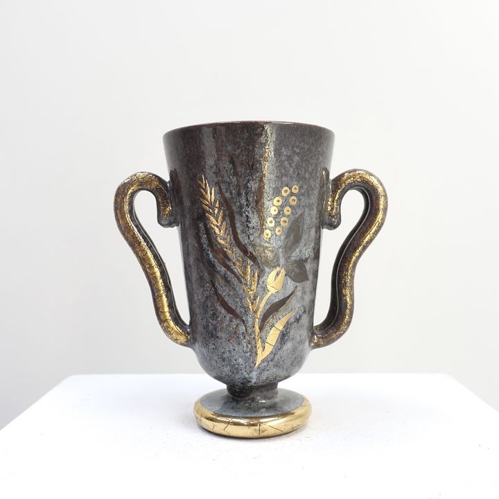 ceramic vase Charles Imbert Ménélika 40s 50s